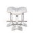 Charles Hollis Jones for Hill Manufacturing Mid Century Lucite Barstools - Set of 3 Each barstool measures: 17.5 wide x...