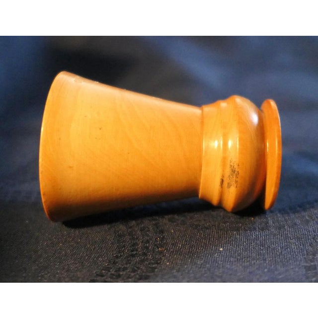 19th Century Treen Measure and Thread Dispenser in Sycamore, Set of 2 For Sale - Image 9 of 15