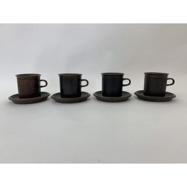 Model Ruska Cups by Ulla Procope for Arabi, Finland, Set of 4 For Sale - Image 3 of 7