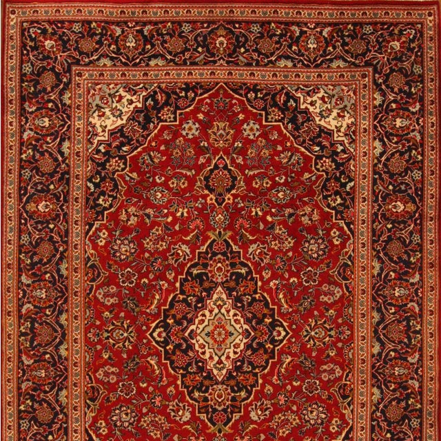 Middle Eastern Hand-Knotted Wool Rug For Sale - Image 3 of 11