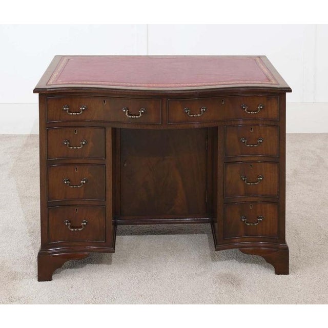 Georgian Revival Desk in Mahogany, 1920s For Sale - Image 4 of 4