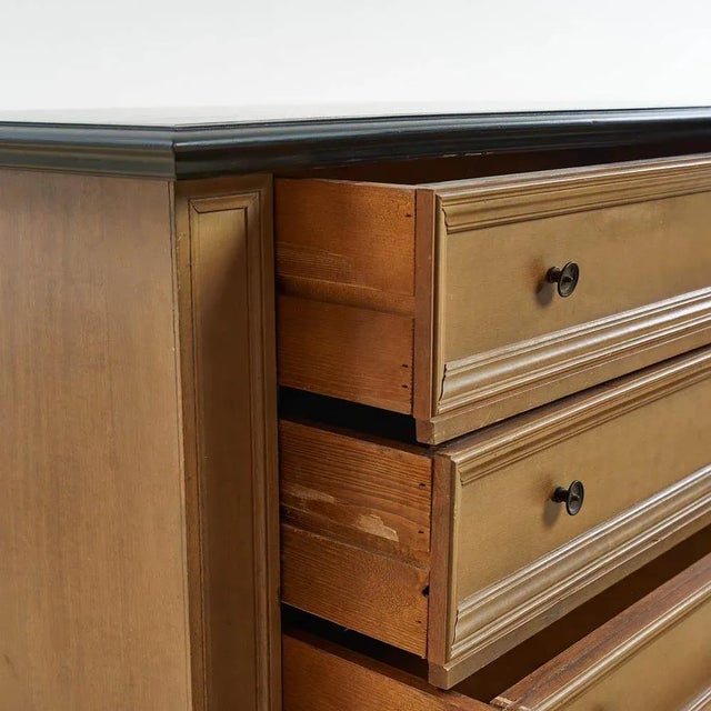 Four Drawers Drawer with Black Details For Sale - Image 3 of 11