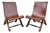 Pair of Valenti Leather Lounge Chairs, Spain, Mid-20th Century For Sale