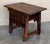 Wood Early 19th Century Spanish Baroque Side Table with Wood Stretcher and Big Drawer For Sale - Image 7 of 18