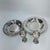 Late 20th Century Baroque Silver Plated Mini Goblets Set of 2 With Serving Trays - 4 pcs For Sale - Image 4 of 12