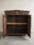 Antique Rustic Pine Two-Door Cabinet With Drawers & Scalloped Gallery For Sale - Image 4 of 7
