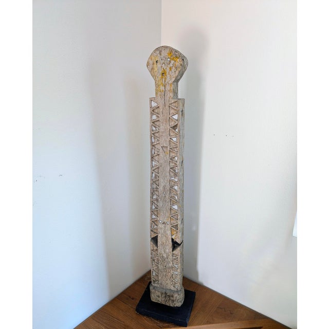 Traveling Man Treasures is selling this mid 20th century hand-carved wooden Kigango, a traditional commemorative or...