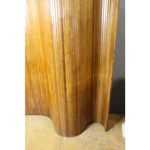 Wooden Slatted Screen from Baumann, 1950s For Sale - Image 11 of 13