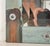 Wood Handcrafted Copper Art Dressing Mirror For Sale - Image 7 of 8