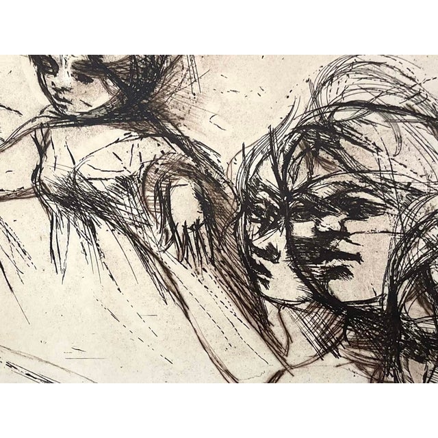 Black Ruth Gikow, (1913-1982), Limited Edition Etching, Signed For Sale - Image 8 of 8