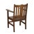 L. & J.G. Stickley, Inc. Antique Mission Oak Armchair or Dining Chair For Sale - Image 4 of 4