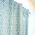 Tiffany Blue Lehriya Floral Handcrafted Viscose Coloured Linen Curtain for Windows Size-54"x45" For Sale - Image 8 of 8