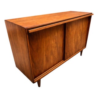 Carlo Hauner & Martin Eisler Sideboard With Extendable Top in Caviúna, Brazil, 1950s For Sale