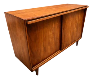 Carlo Hauner & Martin Eisler Sideboard With Extendable Top in Caviúna, Brazil, 1950s