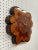 Mid Century Modern Live Edge Wall Clock With Brass Hardware For Sale In Philadelphia - Image 6 of 6