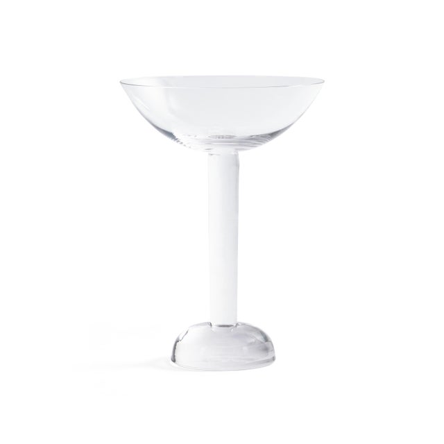 Madrid Martini / Coupe / Desert / Condiment Glass - Set Of Four Designed with a modern, sculptural sensibility, the Madrid...