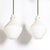 1960s Pair of Mid-Century Hand-Blown Frosted Organic Murano Glass Pendant Chandeliers For Sale - Image 5 of 13