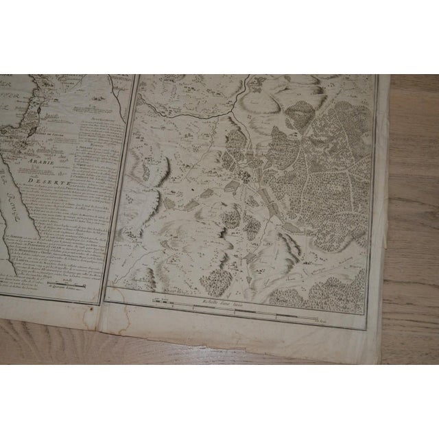 Black Pair of Rare French Engraved Maps – Ancient & New Thebaid, Nicolas De Fer, 1700 For Sale - Image 8 of 12
