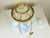 Metal Large Gilted Metal and Iridescent Murano Glass Sconce, 1940s For Sale - Image 7 of 16