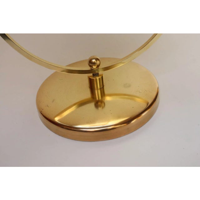 Vintage Double Sided Vanity Mirror in Brass and Lucite by Charles Hollis Jones For Sale - Image 11 of 18