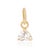 Not Yet Made - Made To Order Charm Heart Shaped Diamond Solitaire Pendant in 14k Yellow Gold For Sale - Image 5 of 15