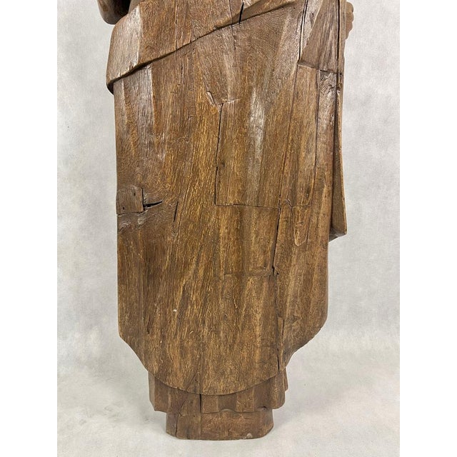 St. John the Baptist, 1800s, Oak For Sale - Image 11 of 18