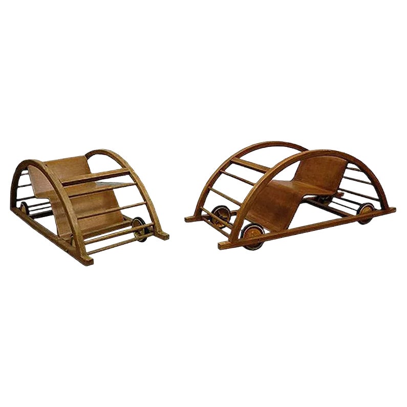 Kids Car Rocking Chair by Hans Brockhage | Chairish