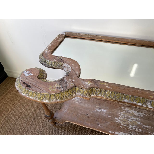 French Antique French Mirrored Table For Sale - Image 3 of 9