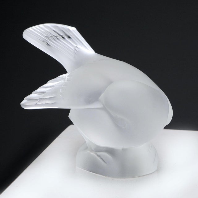 Satin Crystal Bird from Lalique For Sale - Image 3 of 9