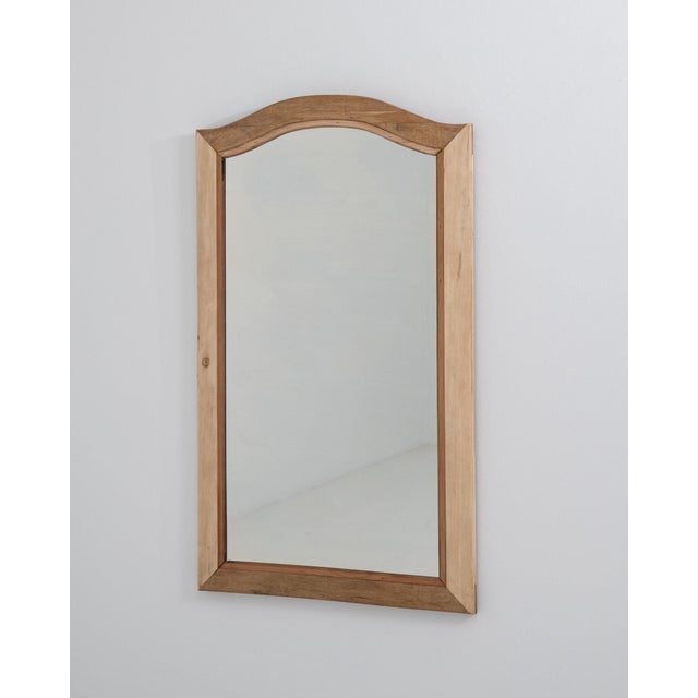 19th Century France Antique White Wood Mirror For Sale In Greensboro - Image 6 of 8