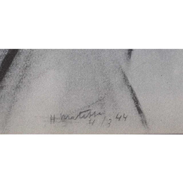 Abstract Henri Matisse Original Signed Lithograph "Portrait D'Appolinaire" For Sale In Atlanta - Image 6 of 8