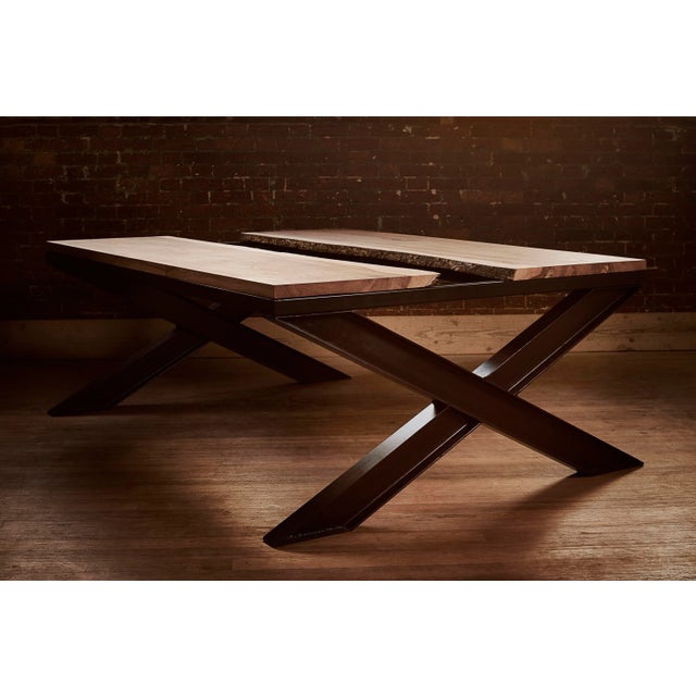 Wood ElmX Conference Table by Robin Johnson of Johnson Bespoke For Sale - Image 7 of 9