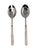 Wood Handmade Stainless Steel & Rattan Woven Handle Salad Server Set, Handcrafted in India - 2 pcs For Sale - Image 7 of 8