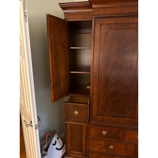 Traditional Entertainment Bedroom Armoire For Sale - Image 3 of 5