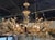 French Maison Bagues Gilt Tole and Crystal Flower Chandelier For Sale In Dallas - Image 6 of 8