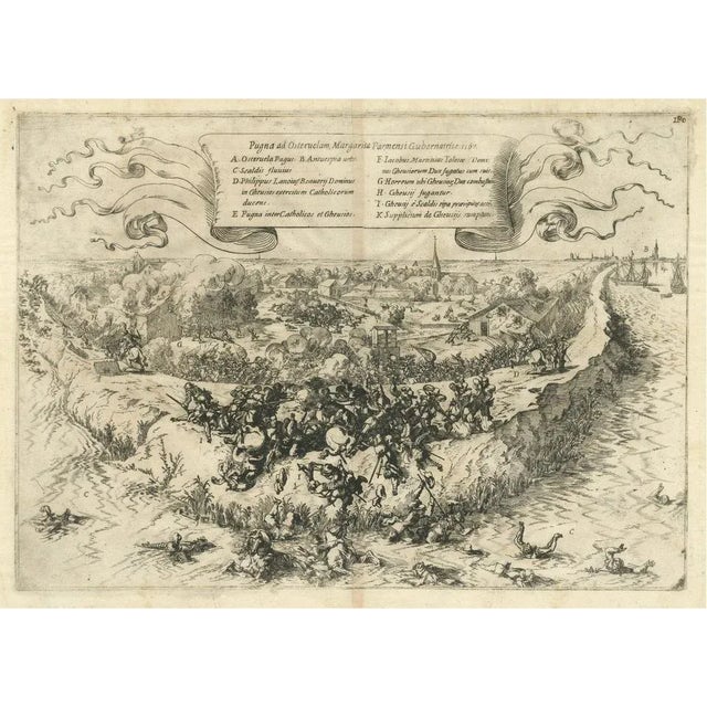 First Sparks of the Eighty Years War in Oosterweel, 1632, Paper For Sale - Image 9 of 9