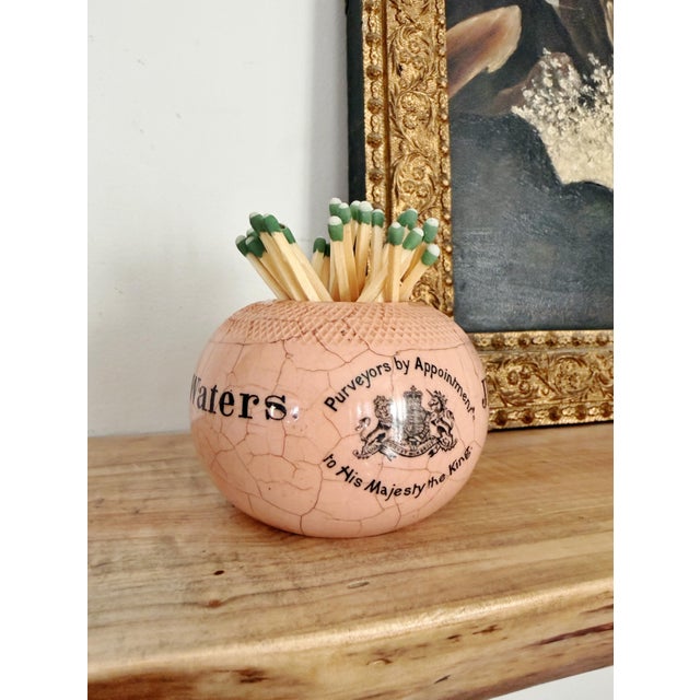 Antique English Mineral Waters Advertising Match Striker For Sale In New York - Image 6 of 6