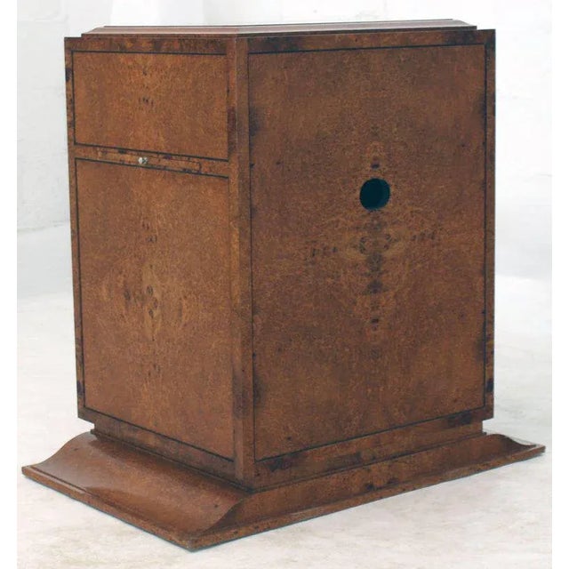 Rustic Birdseye or Tiger Maple Multifunctional Drop Front Cabinet For Sale - Image 9 of 11