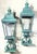 Pair of Vintage Solid Brass Post Lanterns. 27”h X 8”.5 X 8”.5 For Sale - Image 11 of 16