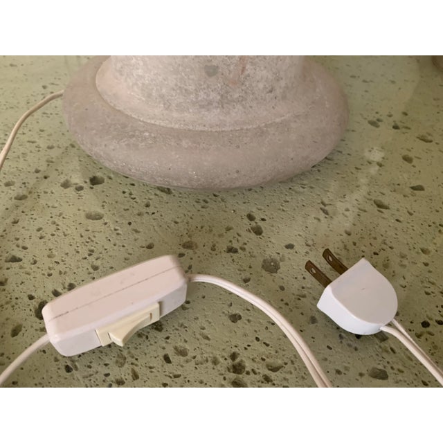 1970s Murano Mid-Century Scavo Glass Table Lamp For Sale - Image 9 of 10