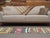 1970s Vintage Handmade Wool Cotton Pink Green Runner Rug For Sale - Image 11 of 11