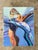 Vintage Ron Seitler Figurative Oil Crayon Drawing For Sale - Image 12 of 12
