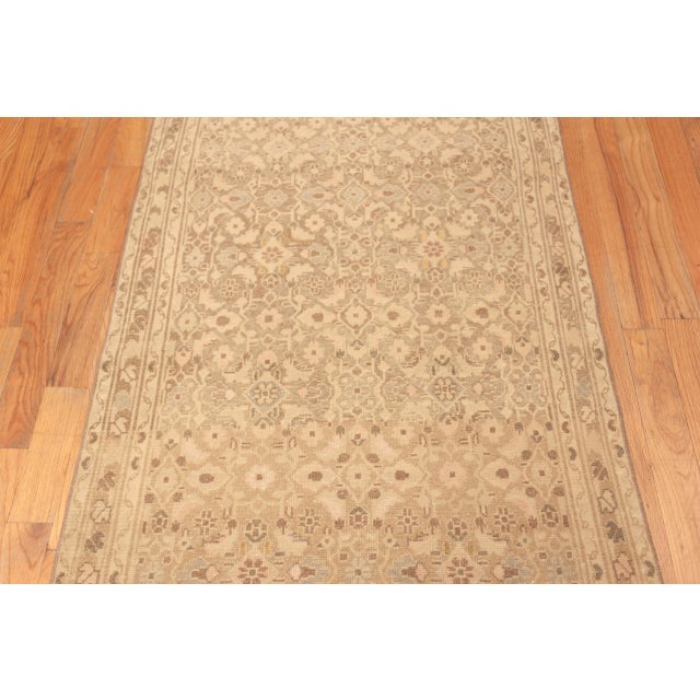 Traditional Nazmiyal Collection Antique Persian Malayer Runner Rug For Sale - Image 3 of 7