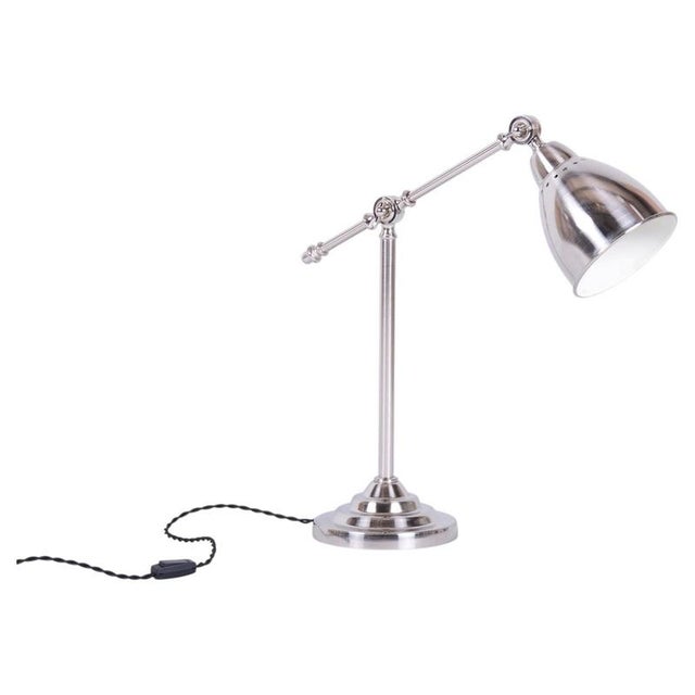 Vintage Bauhaus Table Lamp in Chrome-Plated Steel, France, 1980s For Sale - Image 11 of 11