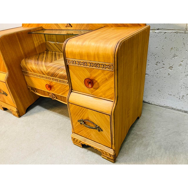 Art Deco Waterfall Style Vanity Chairish