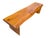 Rustic Rustic Live-Edge Knotty Pine Bench For Sale - Image 3 of 5