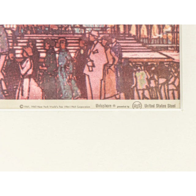 New York World's Fair Advertising Poster, 1962 For Sale - Image 6 of 8