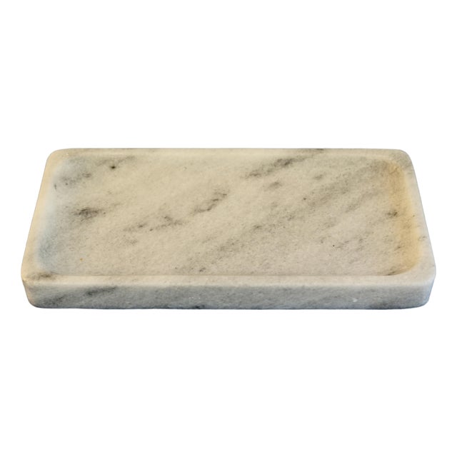 Italian Gray Marble Tray For Sale