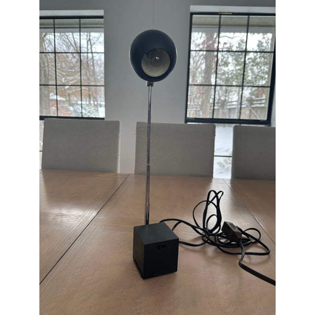 1960s Lightolier Atomic Desk Expandable Lamp Light Dome Eyeball For Sale - Image 11 of 12