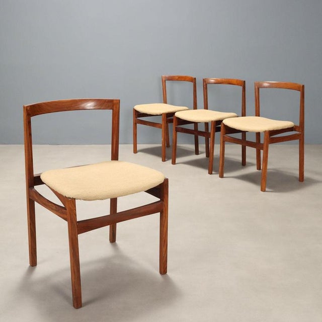Wooden Dining Chairs, 1960s, Set of 4 For Sale - Image 11 of 11